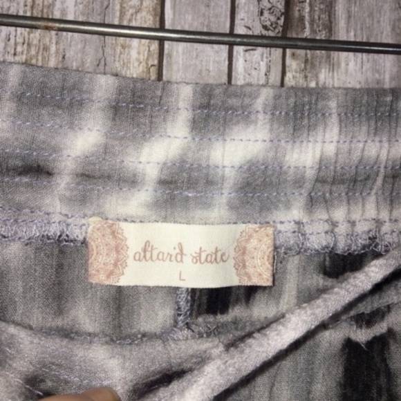 Altar'd State Black Dye Fringe Shorts - Picture 6 of 6